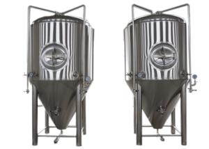 China Restaurant Alcohol Conical Beer Stainless Steel Fermenter Micro Brewing Equipment factory