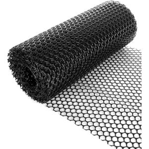 Chicken Wire Fencing Mesh Plastic With Zip Ties, 1.3×10FT Garden Netting For