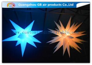 China Indoor Colorful Star Inflatable Lighting Decoration Advertising For Event factory