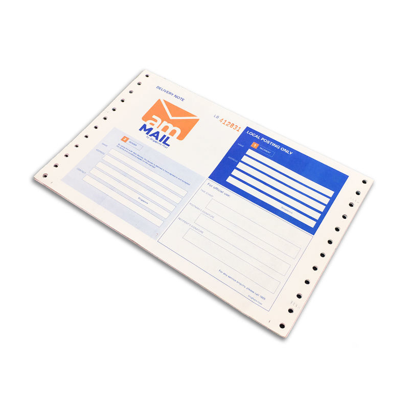 China Custom Airway Bill Paper Express Logistic AWB Paper Rectangular factory