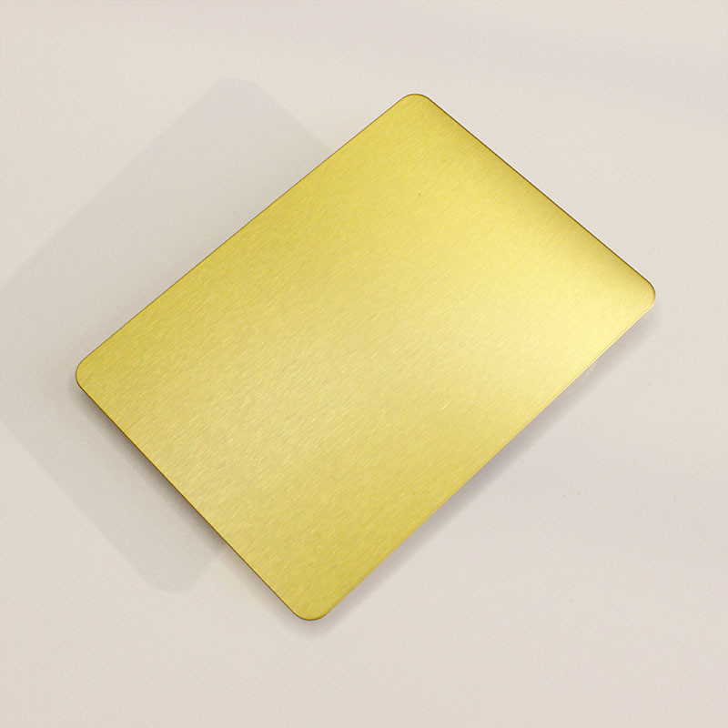 JIS Golden Stainless Steel Sheet #4 No.4 304 Brushed SS Sheet