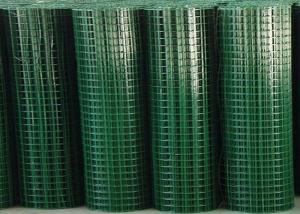 China Green PVC Coated Welded Wire Mesh High Tensile Strength For Construction Project on sale