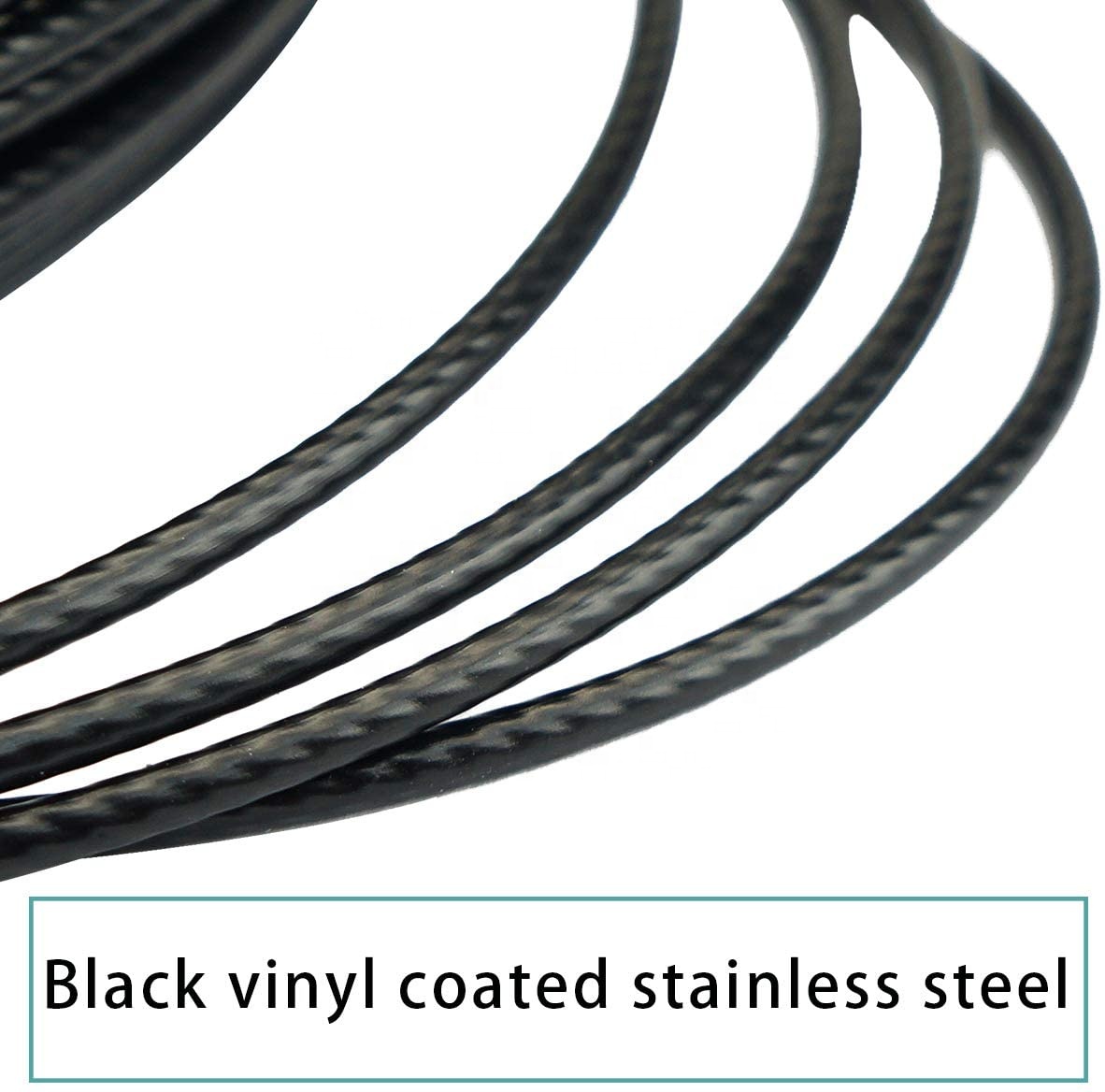 Si Content 0.1% Nylon Coated Stainless Steel Wire Rope 1x19 For Heavy-Duty Applications