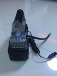 Two Cylinder Strong Inflator Car Air Pump Steel Material , Clip Or Cigarette