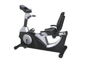 China Steel Frame Gym Recumbent Bike Spontaneous Electromagnetic Control System factory