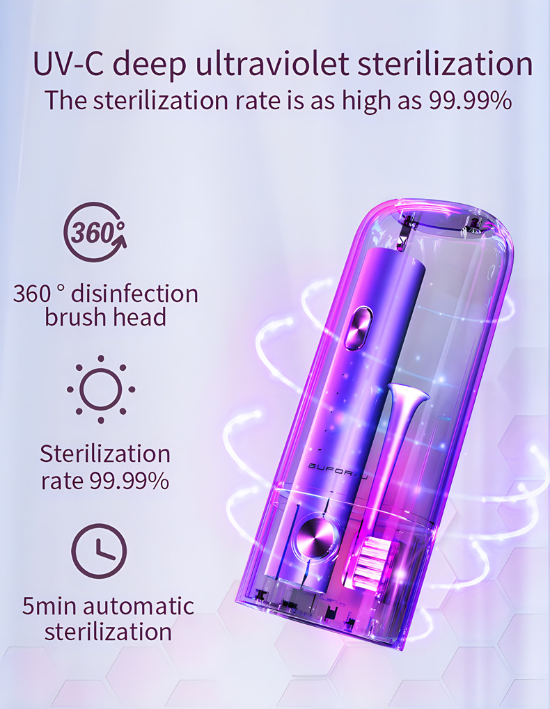 Multifunctional Rechargeable Electric Tooth Brush Uv Toothbrush Sterilizer Toothbrush