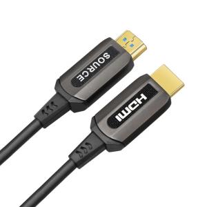 China 100M Ethernet Black PVC Jacket HDMI Cable 4K 6.6 Ft factory