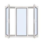 Double Glazed Window Glass Tempered Exterior Aluminum Sliding Glass Doors