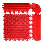 9MM Thick 20CMx20CM Anti Slip PVC Floor Mat For Balcony Toilet