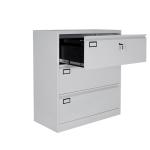 Stainless Steel 3 Drawer Kitchen Garage Cabinets Filing