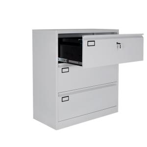 China Steel Three Drawer File Cabinet Storage Steel Fling Cupboard factory
