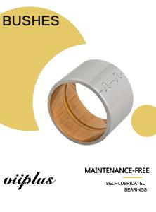China Bimetal Lead-Free Plain Thin Walled Bearing Imperial &amp; Metric Sizes Bush With Grooves factory