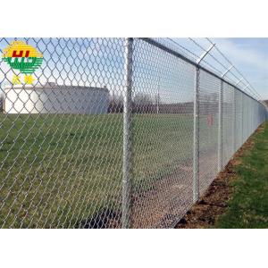 China 11-1/2 Gauge X 2-1/4&quot; Diamond Wire Mesh Fence Hot Dipped Galvanized factory