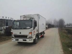 China Centigrade Fridge Box Van WD615.62 Reefer Box For Pickup Truck factory