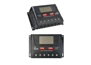 China 12 Volt Solar Charge Controller 30A 12v Solar Battery Charger Regulator factory
