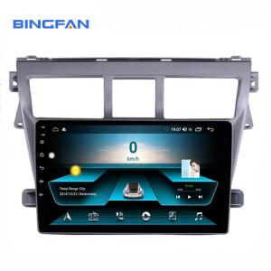 China Android 10 FM BT WIFI Capacitive Screen Full Touch Screen Car radio for Toyota VIOS 2007-2012 Car Multimedia Player factory