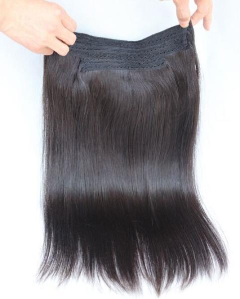 Thick Bottom 120g 10-30 IInches Brazilian Human Hair Silky Straight Halo Hair