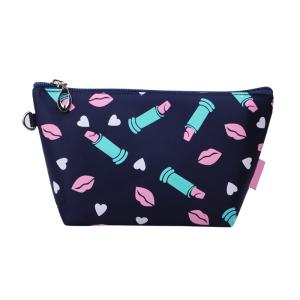 China Water Resistant Customized Print Bride PU Makeup Bag factory