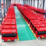Indoor Electric Hydraulic Scissor Lift Flexible Design for High Operating