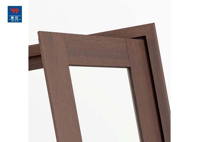 Interior Solid Oak Wood Fire Rated Wood Doors With Glass