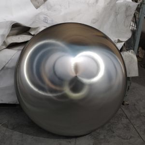 China RA 0.3μm Precision Polished Dished Head with 1100mm Diameter in S30408 Stainless Steel factory