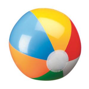 Customized Inflatable Multicolored Beach Ball