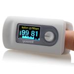 Plastic material white finger pulse oximeter for hospital oximeter
