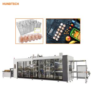 China 120mm Pasture Egg Tray Making Machine Servo Motor Vacuum Forming Equipment factory
