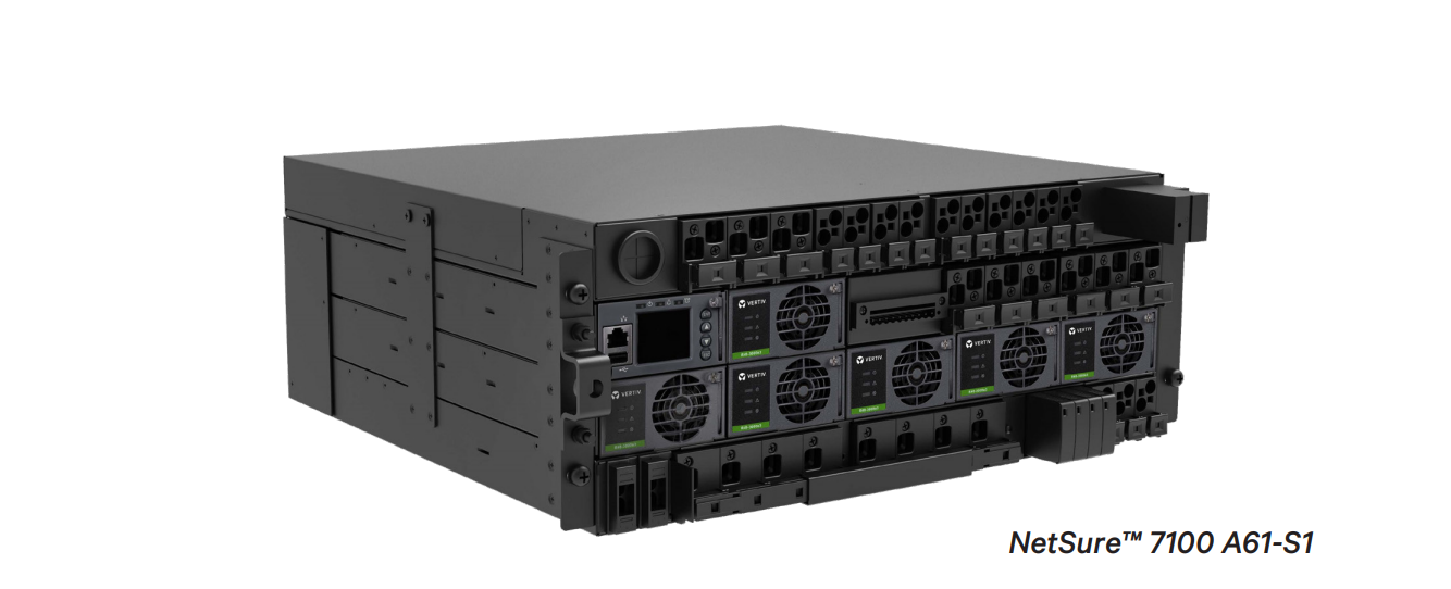 New Emerson Embedded 48V DC Power Supply Rectifier System Vertiv Netsure Series 7100 A61 for Outdoor Telecom Base Statio