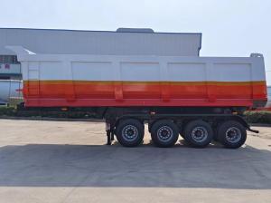 China Wabco Relay Valve Heavy Duty Self-dumping Rear Dump Trailer for Capacity Grain Truck factory