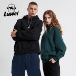 Cheapest Oversize Heavy Men Plain Sweatshirts High Quality Street Solid Color