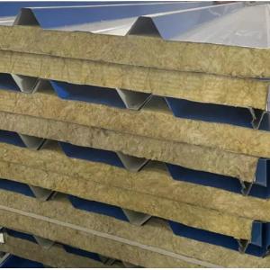 Composite Panels Rockwool Insulation Board Roof Ceiling 40-120kg/m3