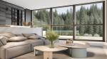 Custom Commercial Aluminium Glass Windows Casement Airtightness Class 4