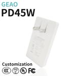 20V 2.25A USB A Fast Charger USB C 45W PD Adapter Charger JP US Plug