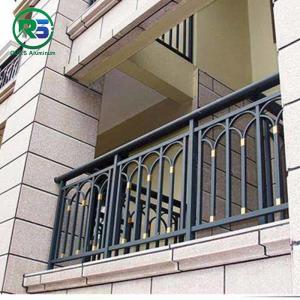 China Residential Durable Contemporary Aluminum Fence PVDF Powder Coating Multiple Shapes factory