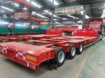 Extendable Low Bed Semi Trailer Low Loader Lowboy Truck Trailers for Customer
