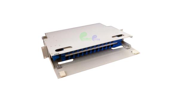 24 cores ODF unit 19' Rack Mount Optical Distribution Frame Cold Rolled Steel