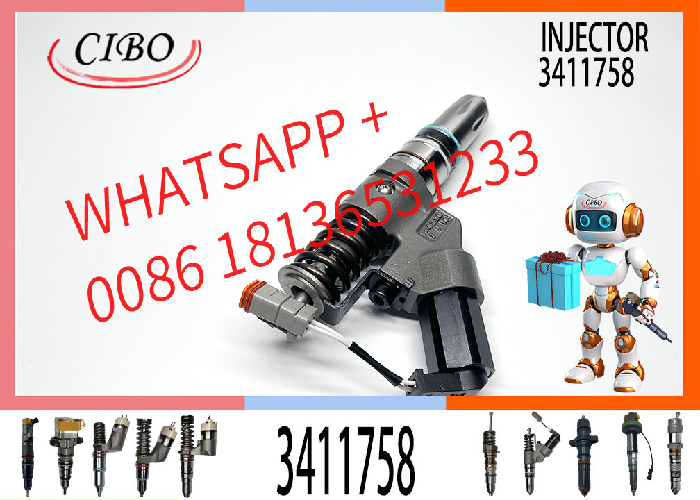 M11 Diesel Fuel Injector 3411758 3411758PX 3411758 RX 3411401 for Cum-mins ISM QSM Engine