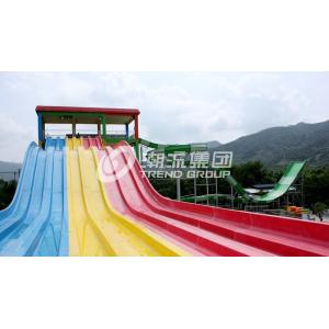 China Large - scale Custom Family Water Slides with Galvanized steel Material on sale
