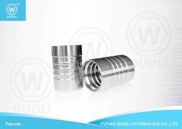 00621 Interlock Hydraulic Hose Ferrule Crimp For SAE 100R13 / R15 Hose Carbon