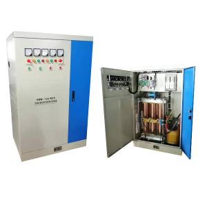 Servo Motor Type Class F Insulation 350KVA Industrial Voltage Stabilizer