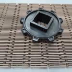 Food Grade Large Capacity Plastic Mesh Belt Conveyor for Canada Nanaimo Bars