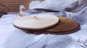 China Multiple Colors Striped Wired Ribbon Eco Friendly 100% Polyester Material factory