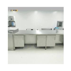 China Firm Structure Lab Work Benches , Anti Alkali Stainless Lab Bench Table factory