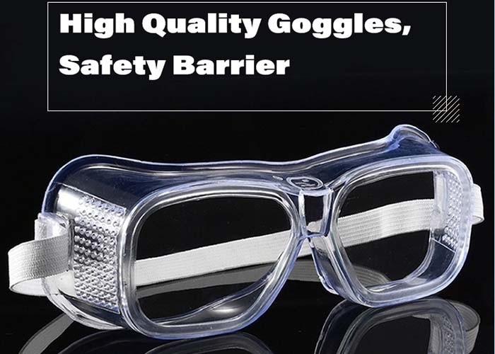 Absorbing 99% UV Surgery Safety Glasses Chemical Resistant Enclosed Labor