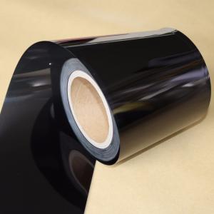 China Electrical Insulation Black PET Film For Medical Devices / Producing Adhesive Tape factory