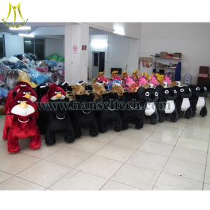 China Hansel plush animals motorized walking stuffed animals Shopping Mall Animal Rides factory