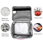 Unicorn Flip Sequin Girls Nylon Insulated Lunch Tote
