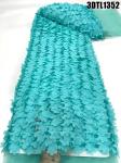 Supoo Luxurious 3D Flowers Lace Embroidery Fabric for Ghana/Senegal Dress Water