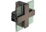 Curtain Wall Aluminium Profiles Powder Coating Aluminum Extrusion Framing